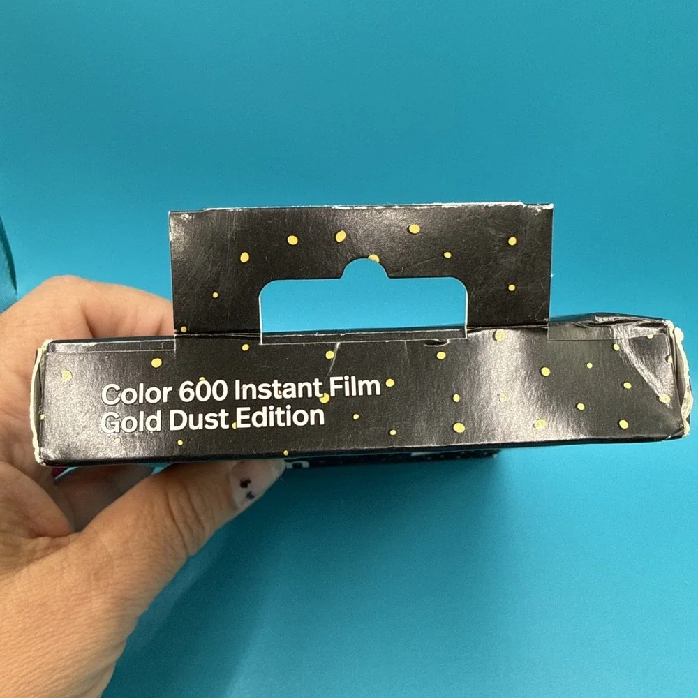 NEW Polaroid Originals Color 600 Instant Film- Gold Dust Edition 07/19 Prod